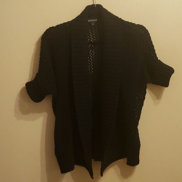 EXPRESS cardigan. Small. Black knit - Picture 1 of 5